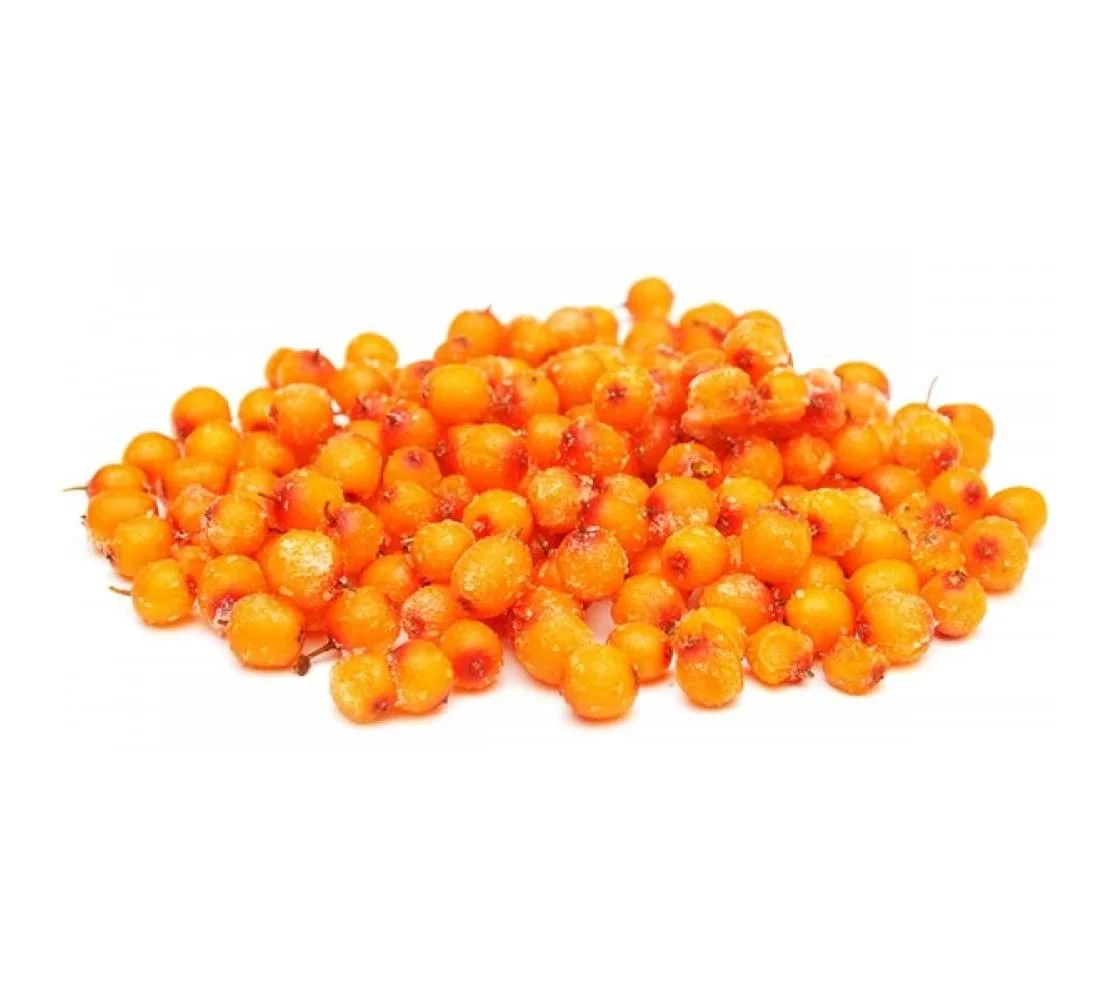 Frozen sea buckthorn